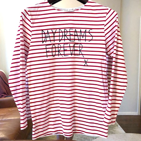 EACHXOTHER PARIS | ROBERT MONTGOMERY Nautical Red Stripe Tee Size XS - Picture 7 of 12
